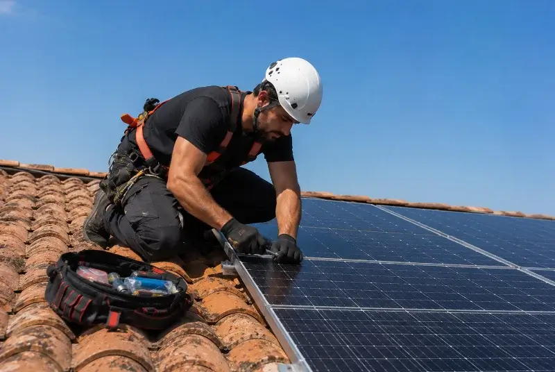 Maintenance et monitoring de panneaux solaires à Chauvigné