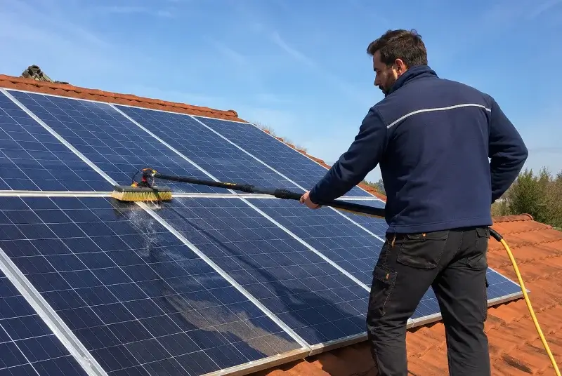 Nettoyage et entretien de panneaux solaires à Chauvigné
